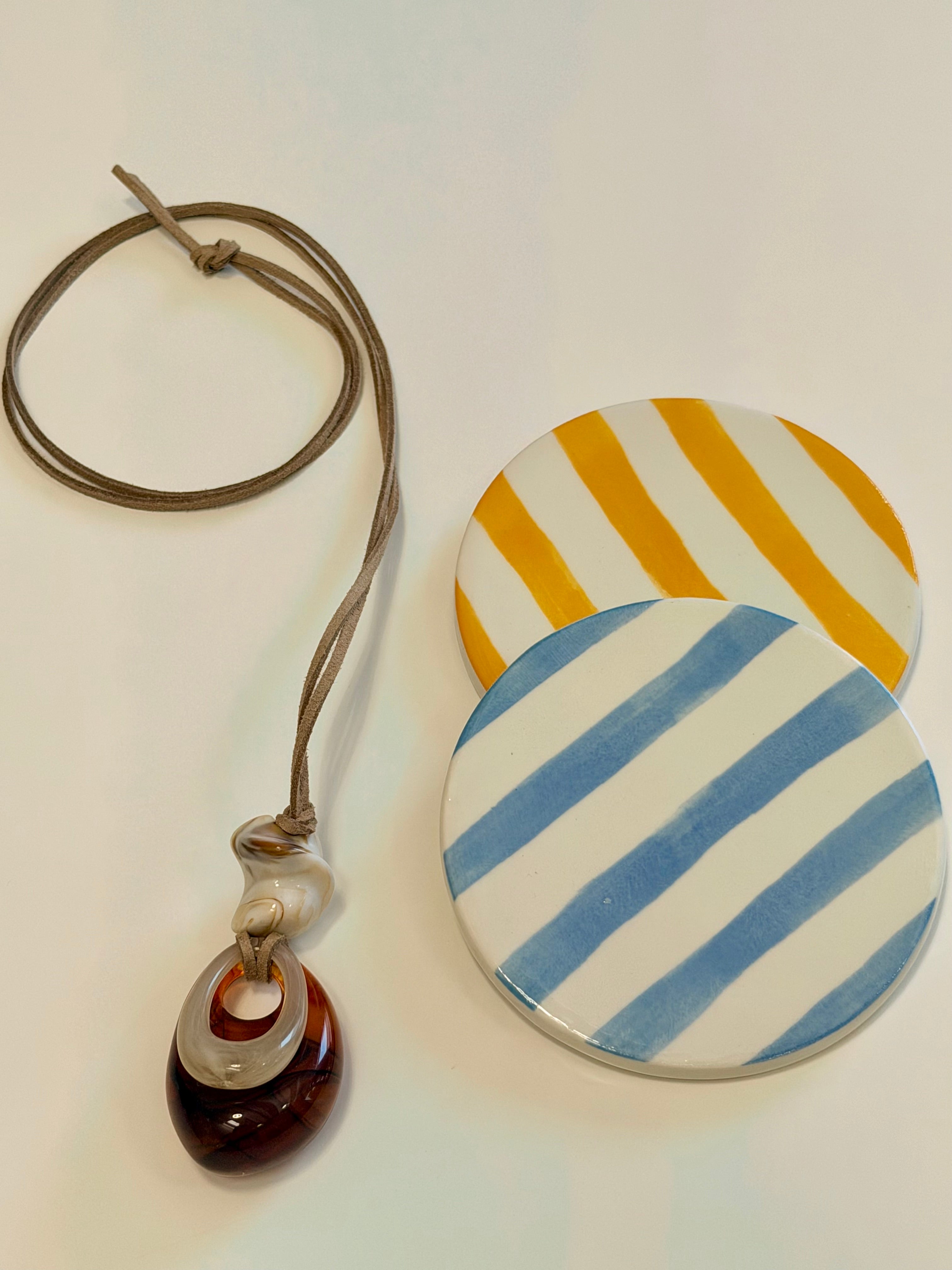 COLLANA PIETRA MARRONE