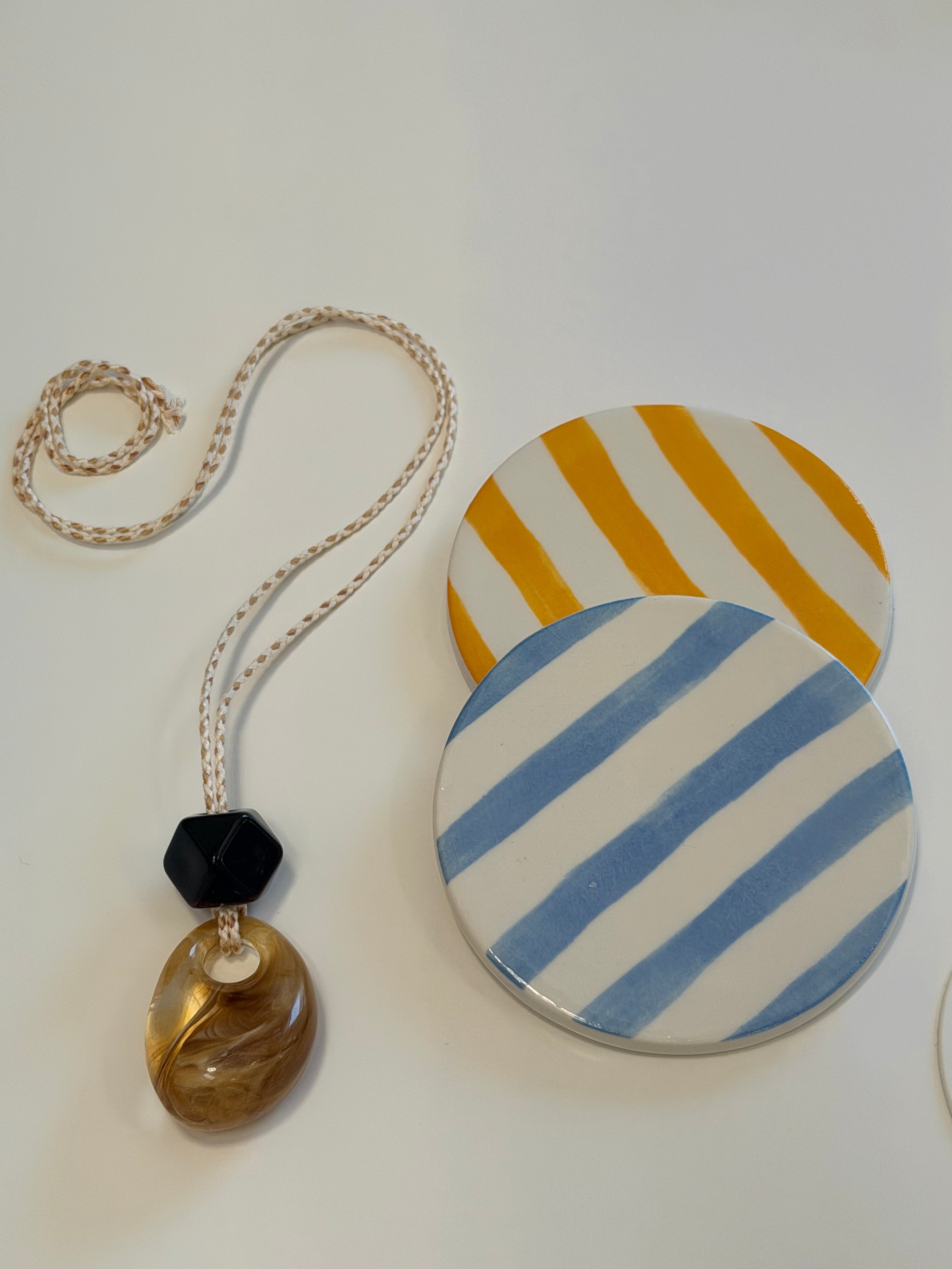 COLLANA PIETRA EFFETTO AGATA