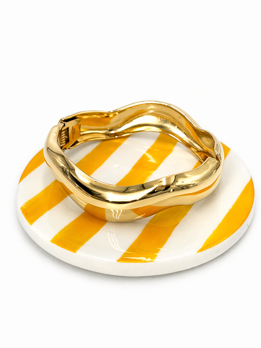 BRACCIALE RIGIDO WAVE ORO