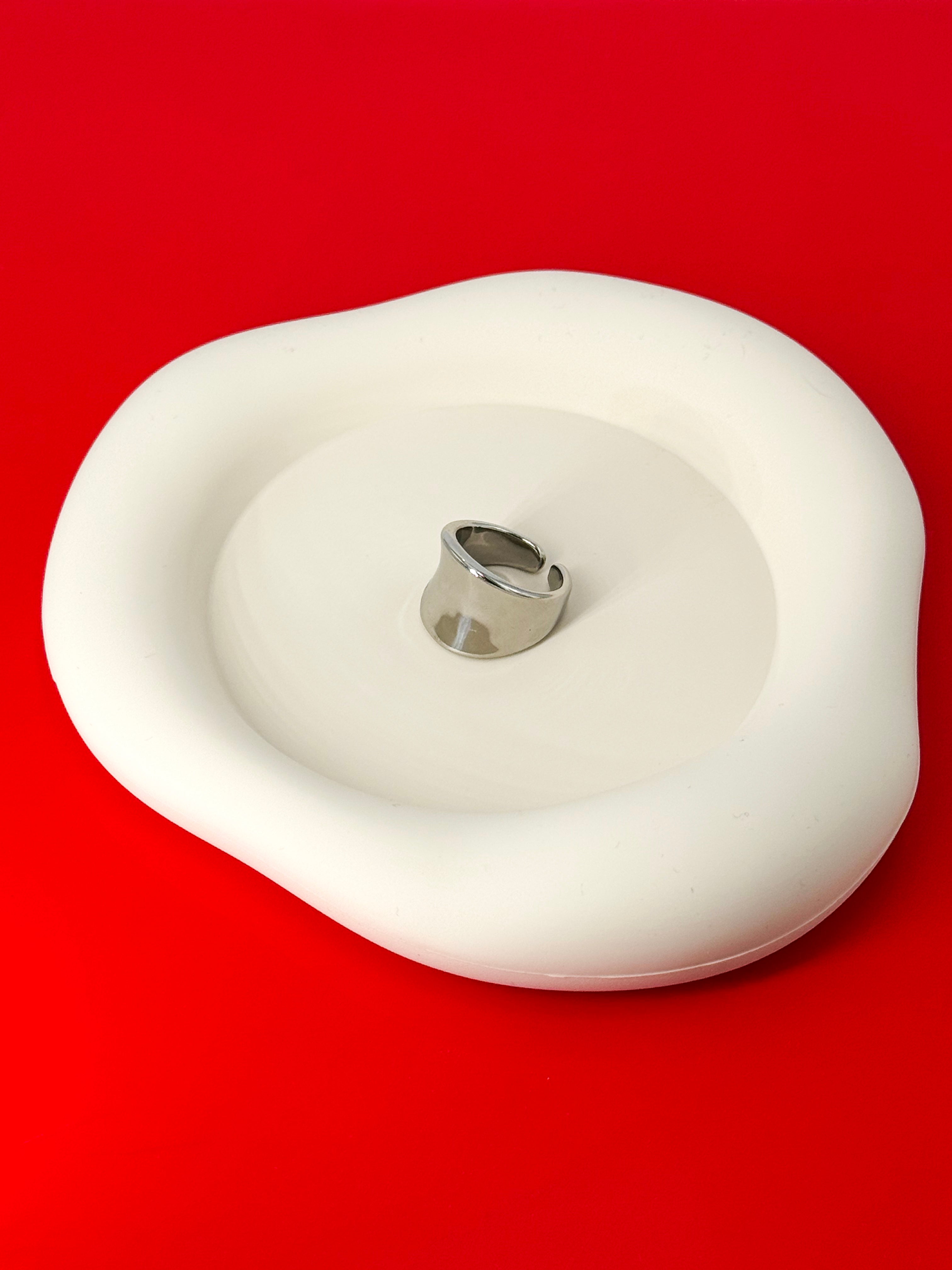 ANELLO FASCIA ARGENTO