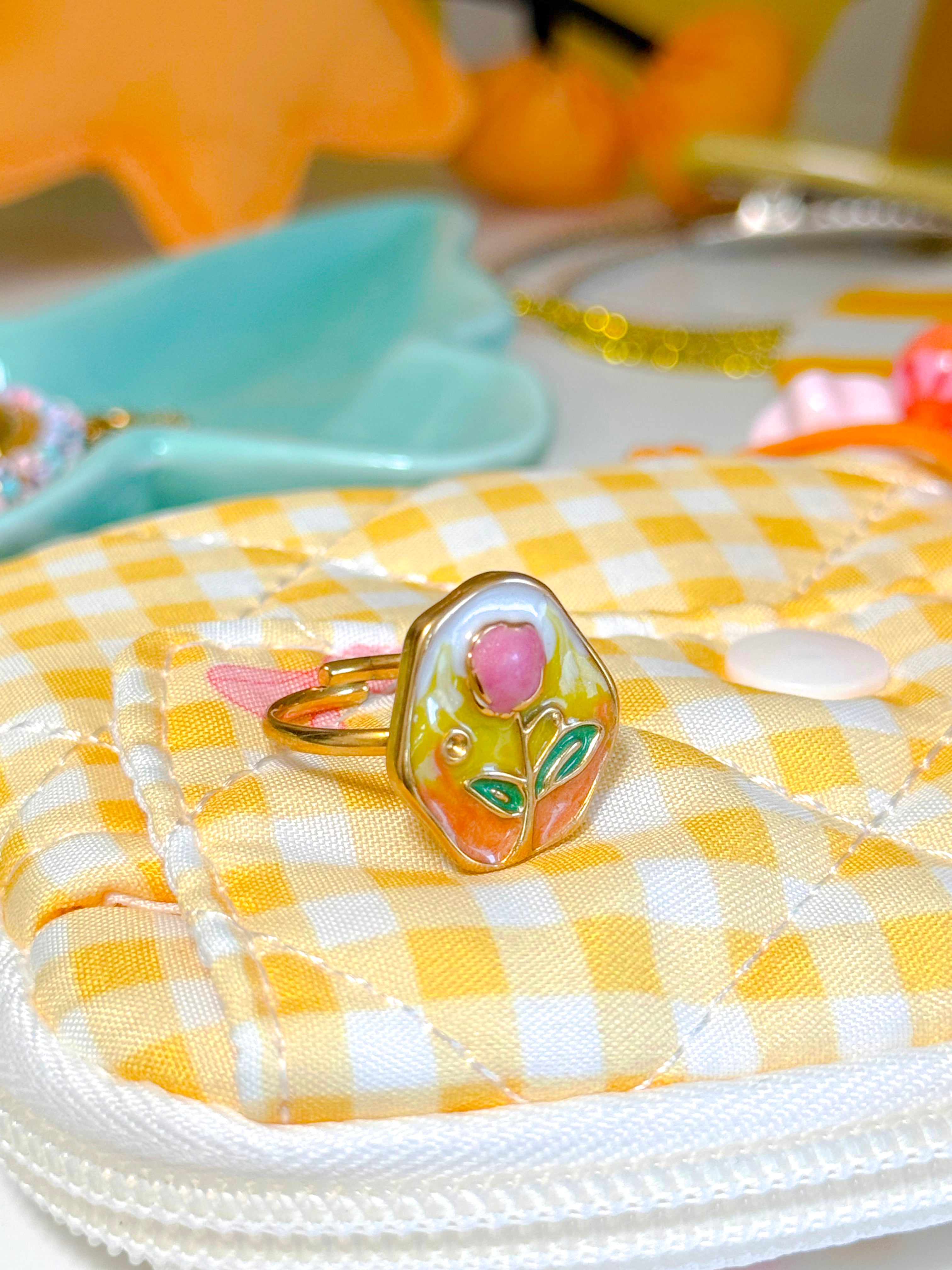 ANELLO HEXAGON TULIPANO
