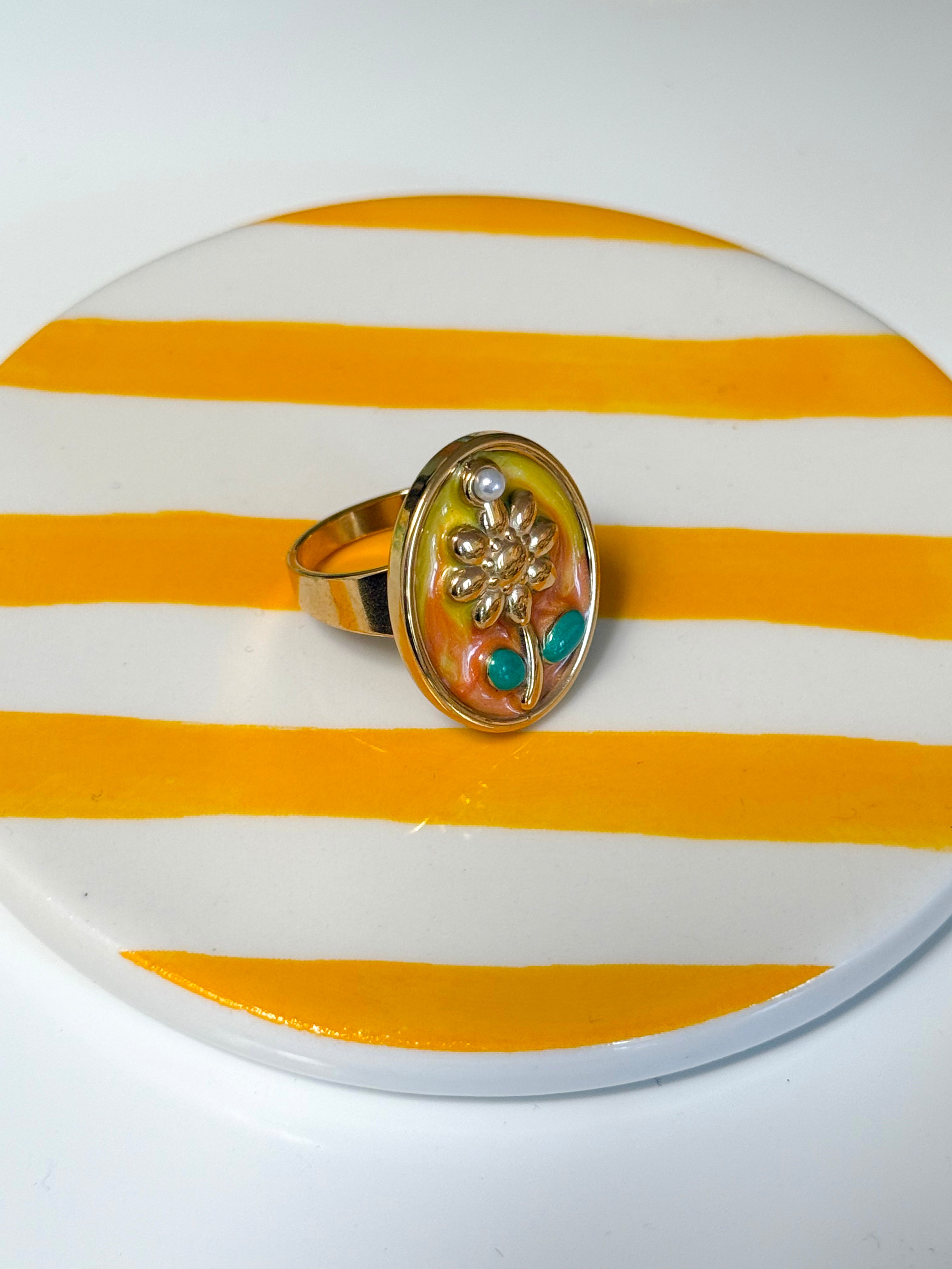 ANELLO OVALE MARGHERITA