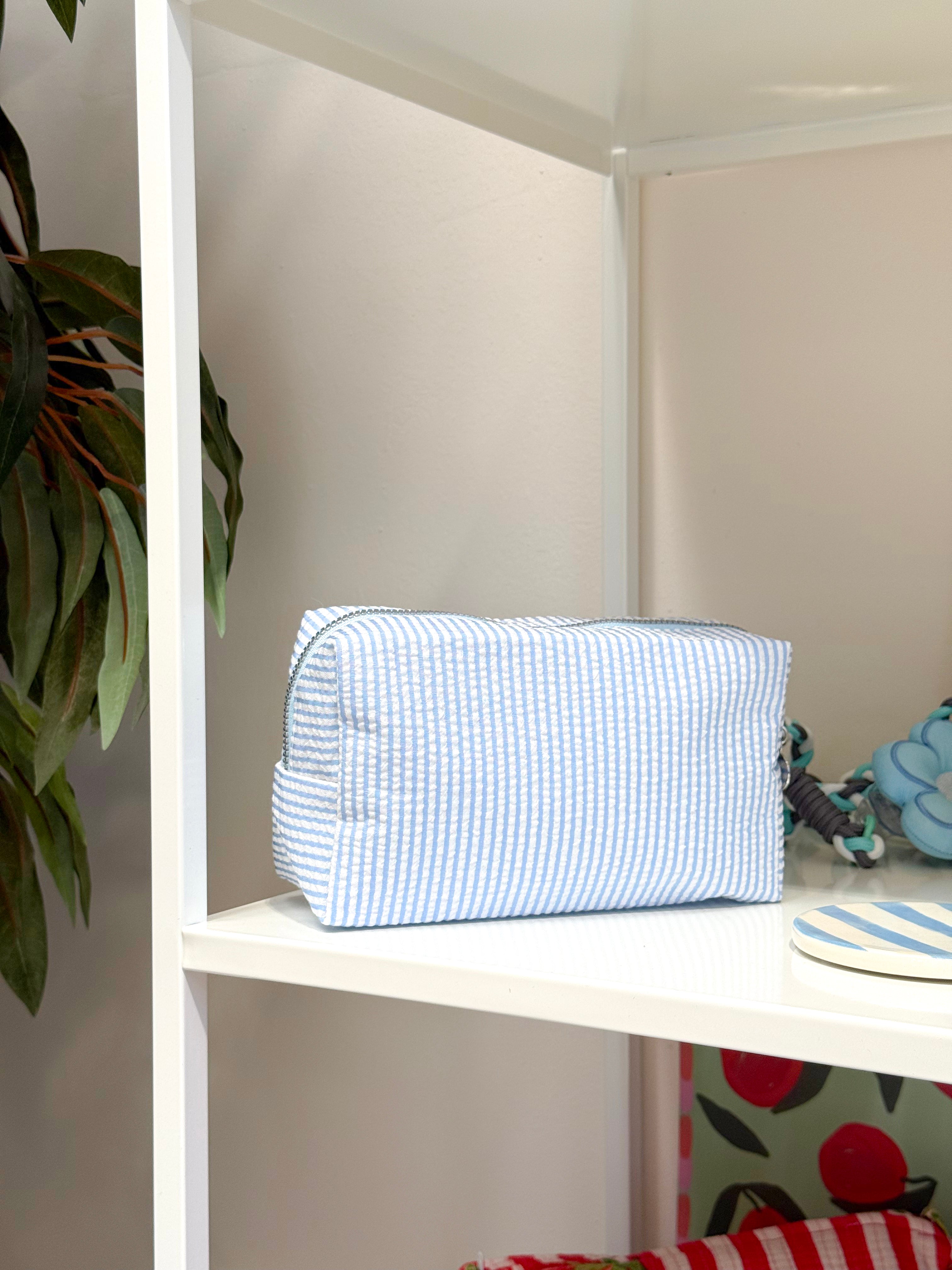 ASTUCCIO A RIGHE AZZURRO