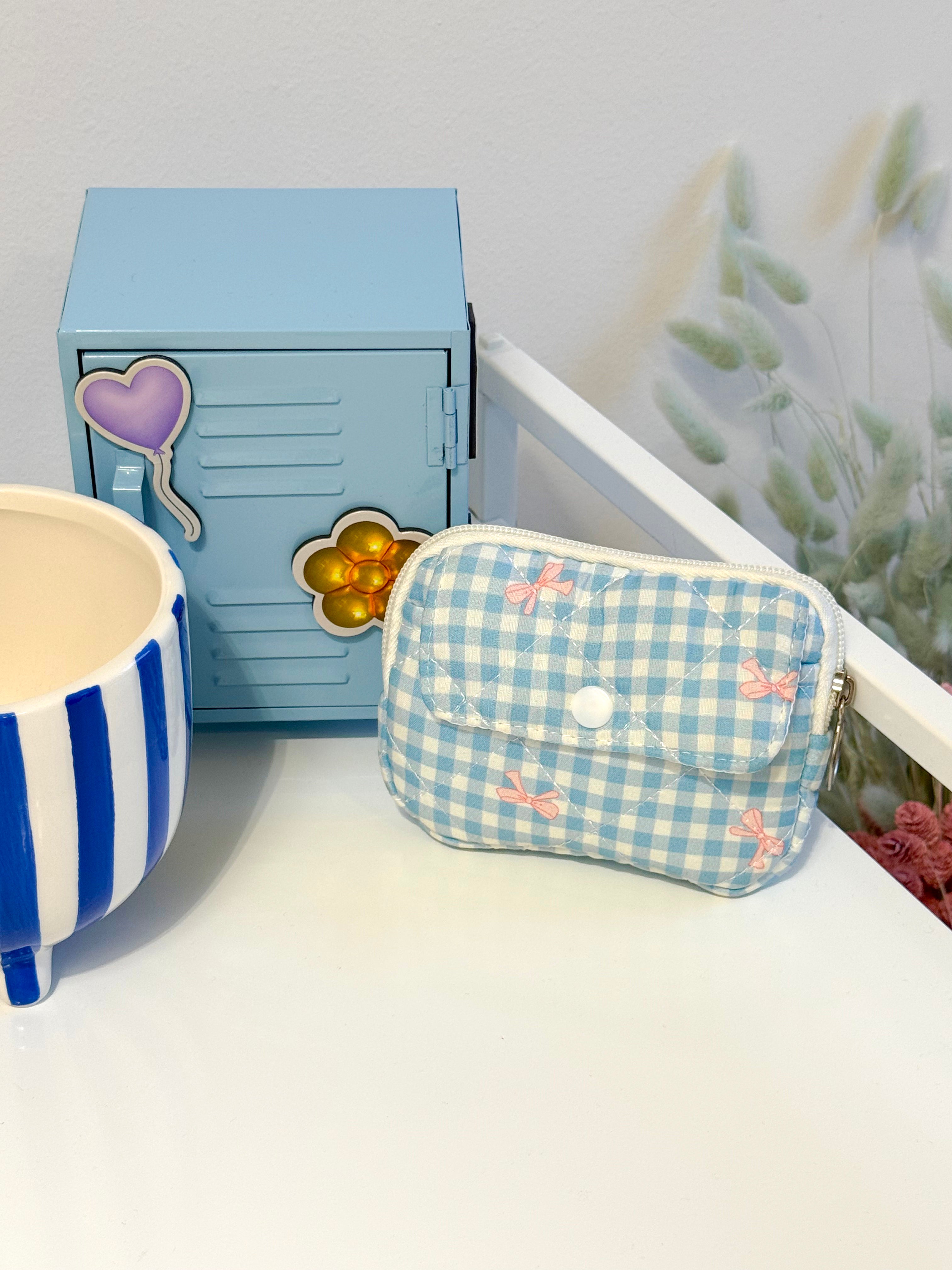 ASTUCCIO CON FIOCCHI AZZURRO