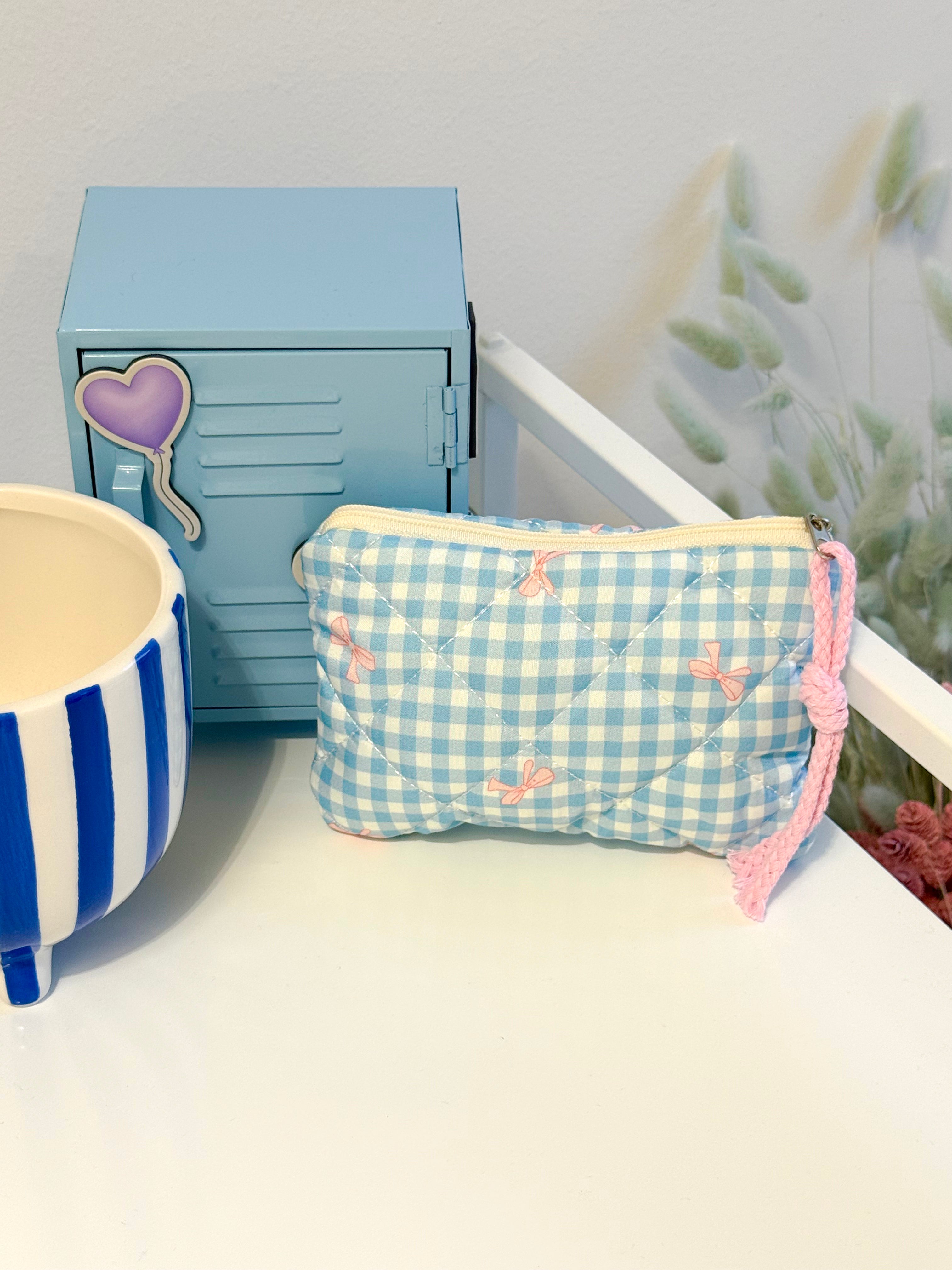BUSTINA CON FIOCCHI AZZURRA