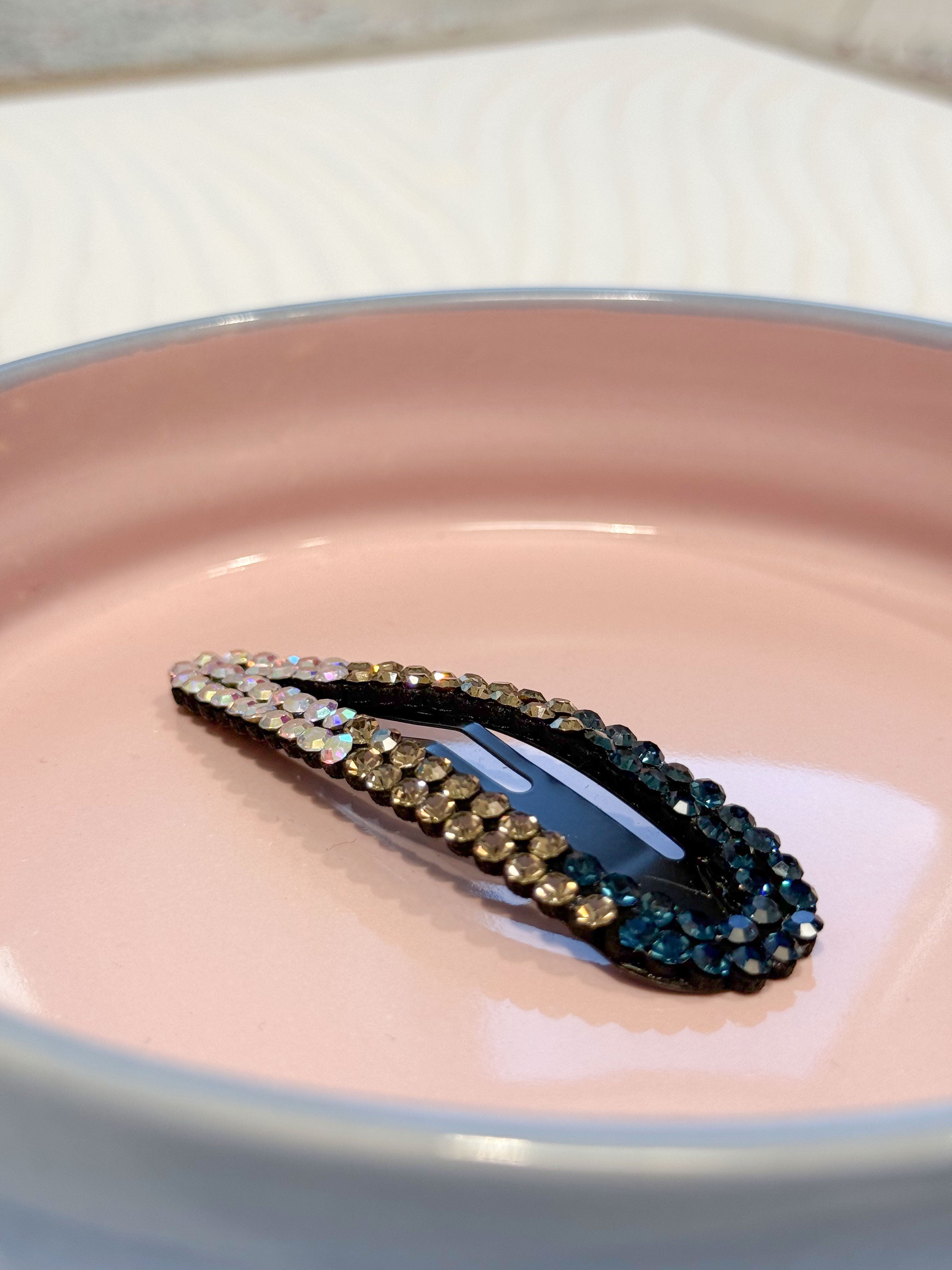 FERMAGLIO PER CAPELLI BOLD STRASS