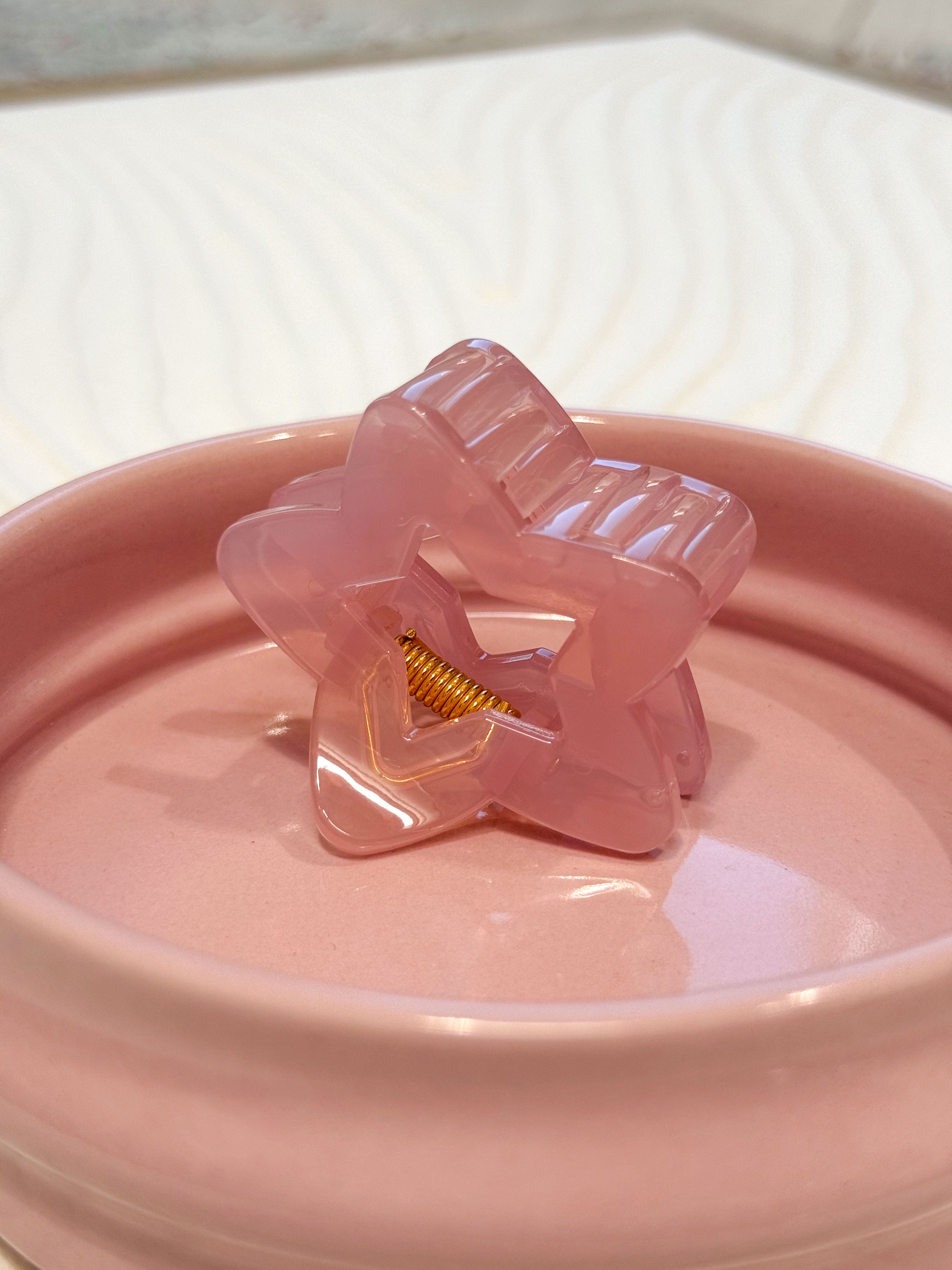 FERMAGLIO PER CAPELLI STELLA ROSA