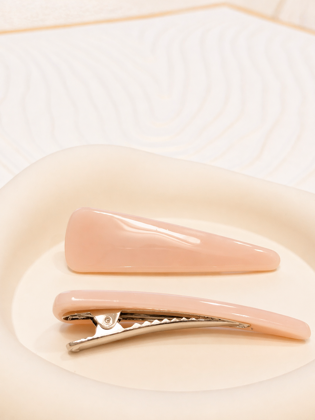 FERMAGLI PER CAPELLI TRIANGLE ROSA