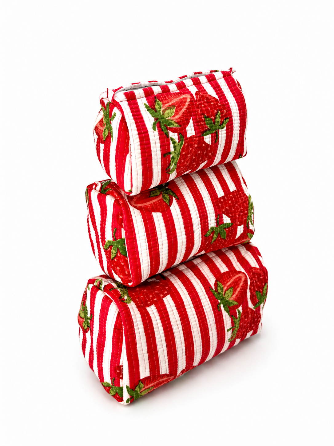 POCHETTE STRIPES STRAWBERRY