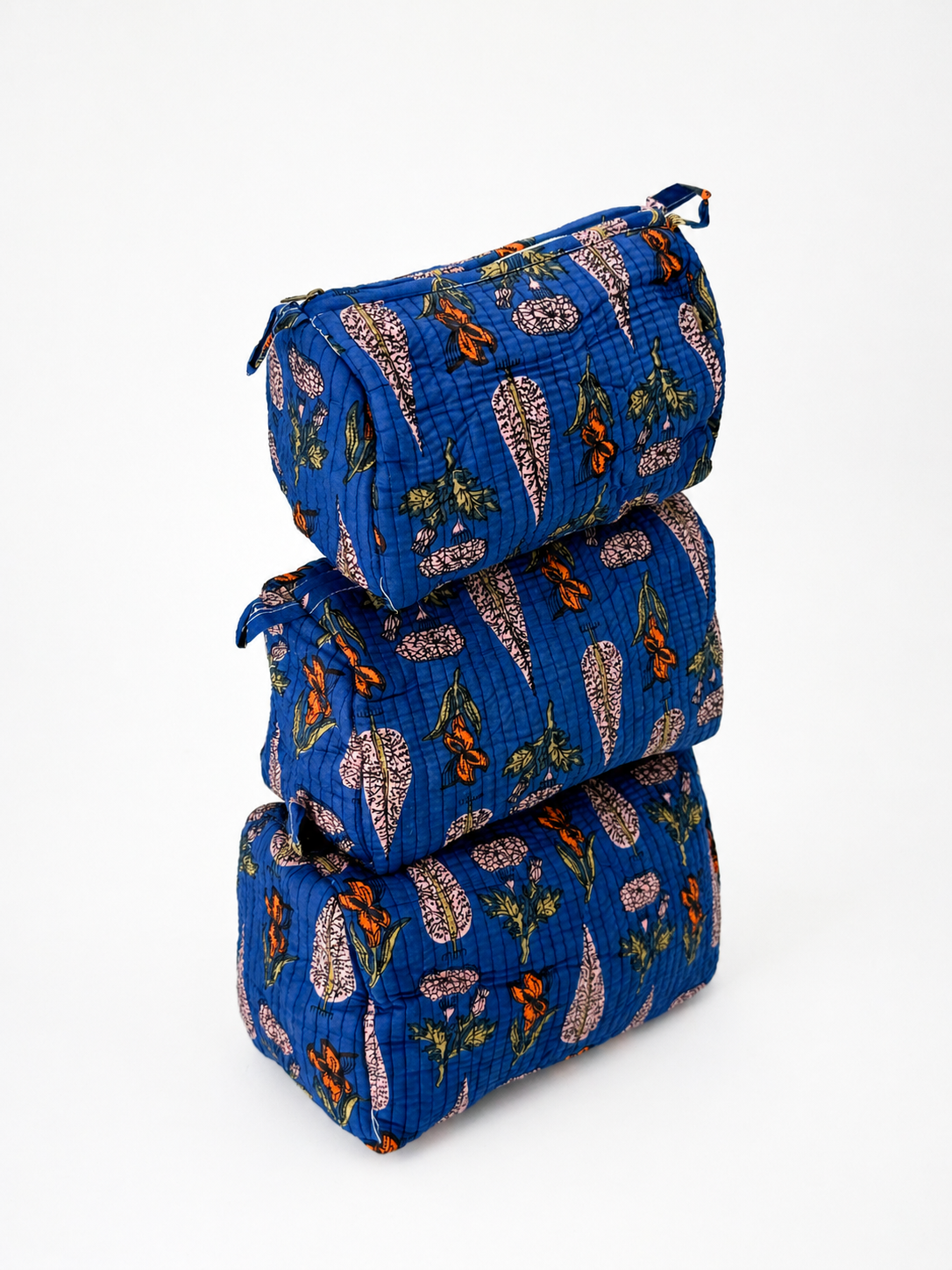POCHETTE BLUE LEAVES