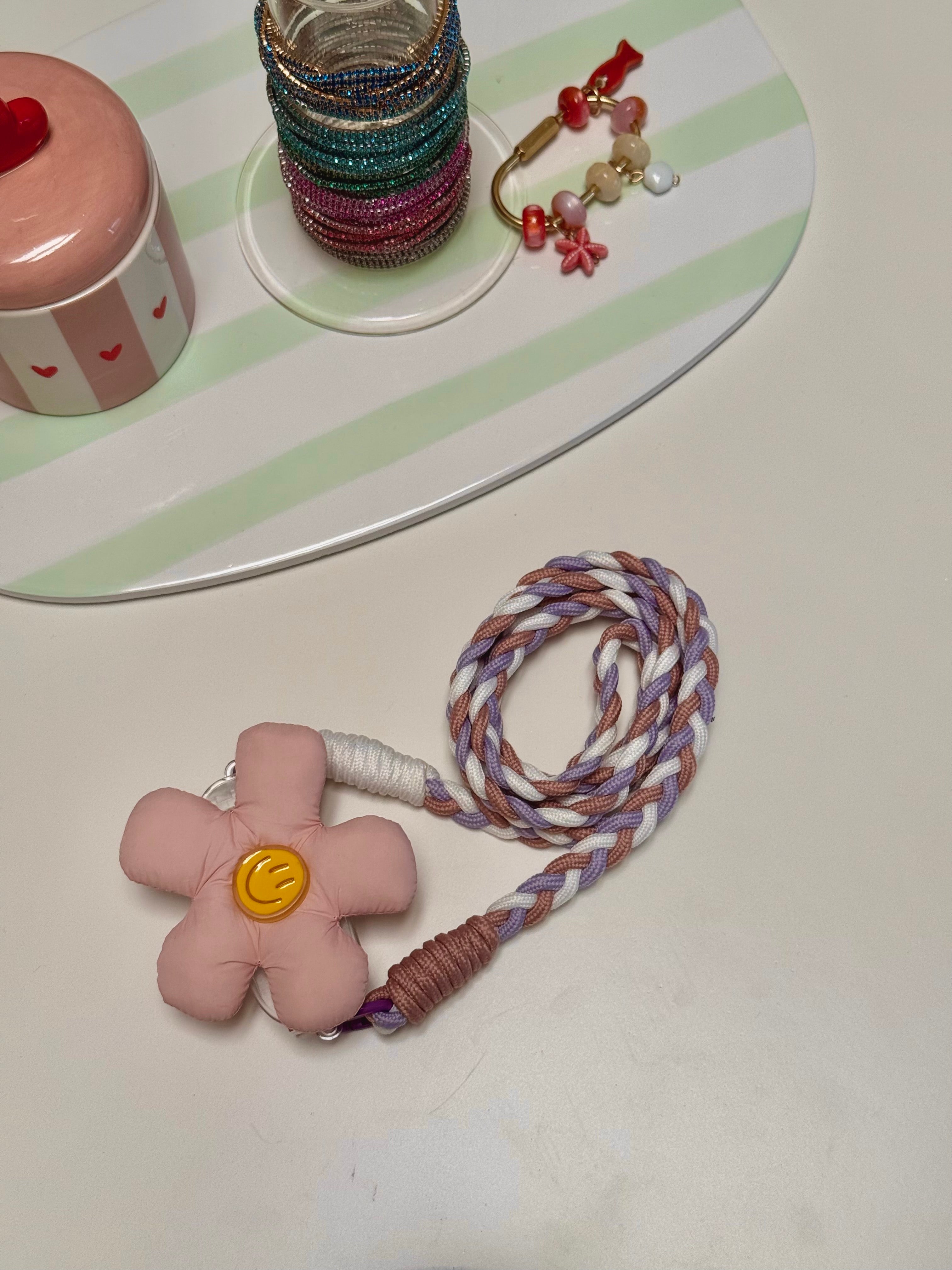 TRACOLLA TELEFONO PINK SMILE