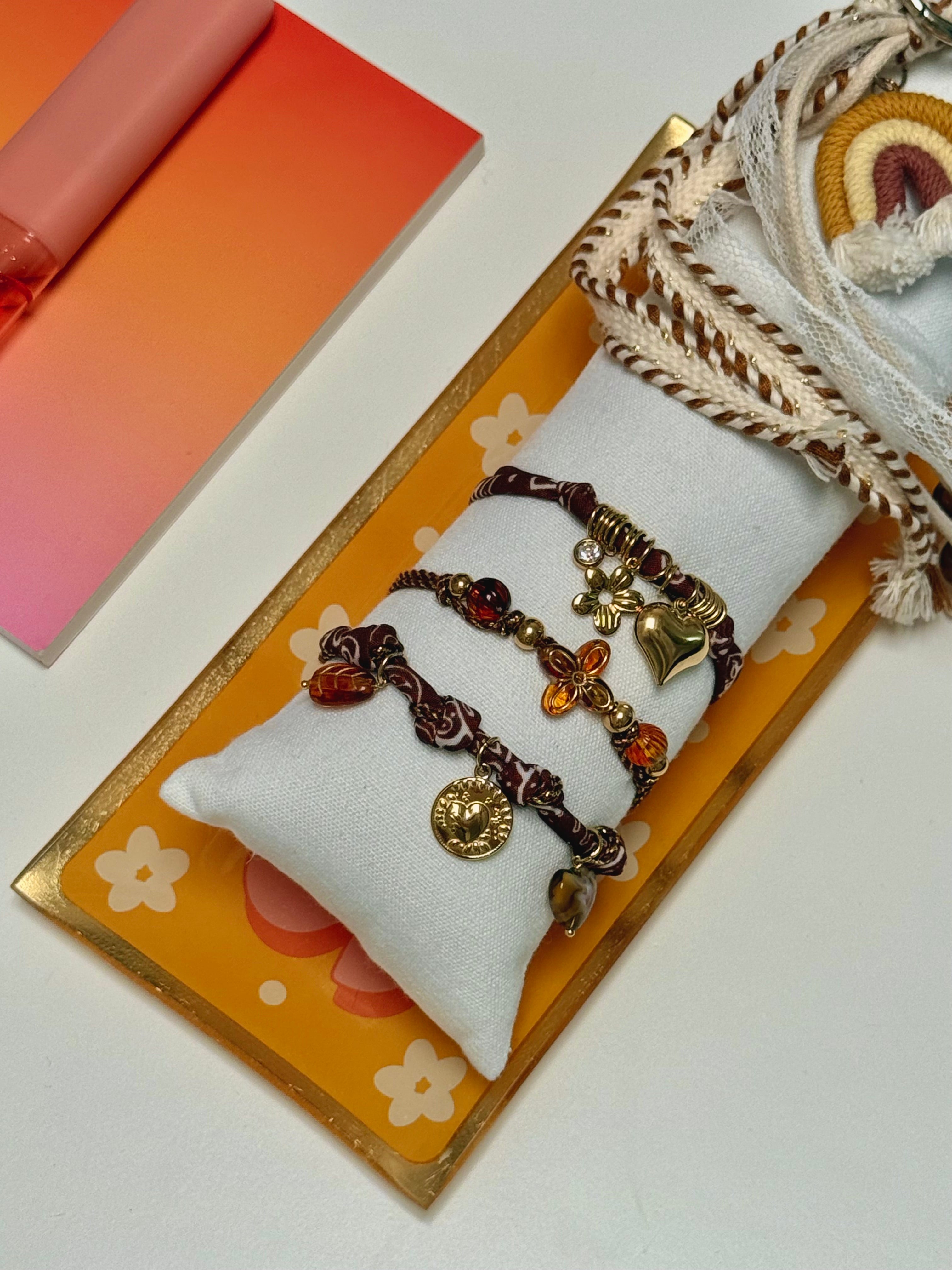 BRACCIALI LOVE MARRONE