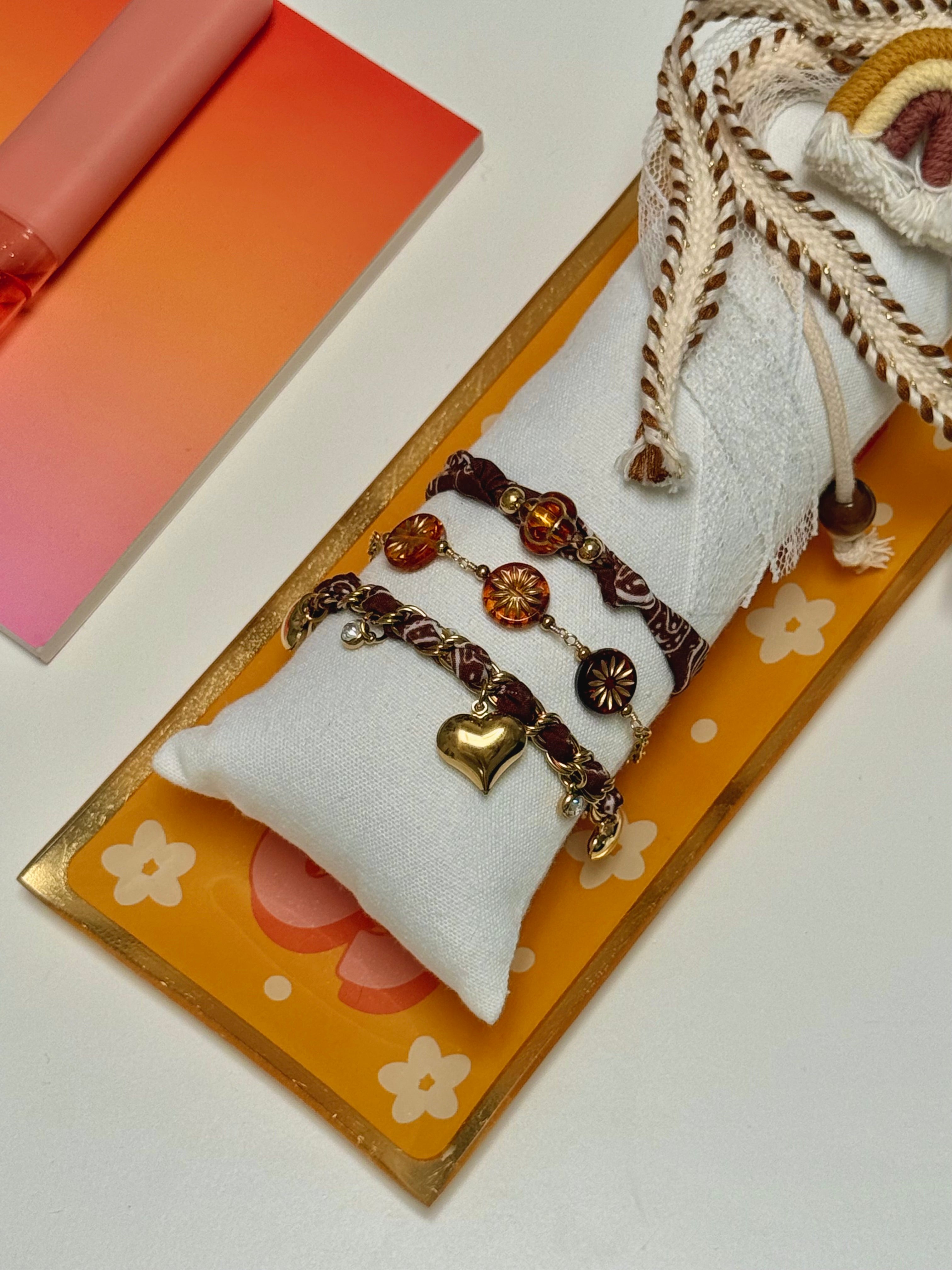 BRACCIALI LOVE MARRONE